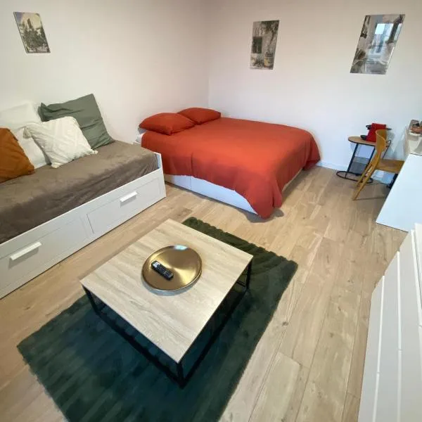 Chambre familiale indépendante avec salle de bain privée, hotel in Poitiers