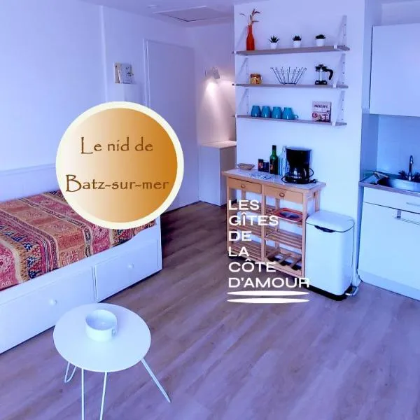 LE NID DE BATZ SUR MER-Studio-Les Gîtes de la Côte d'Amour, hôtel à Batz-sur-Mer