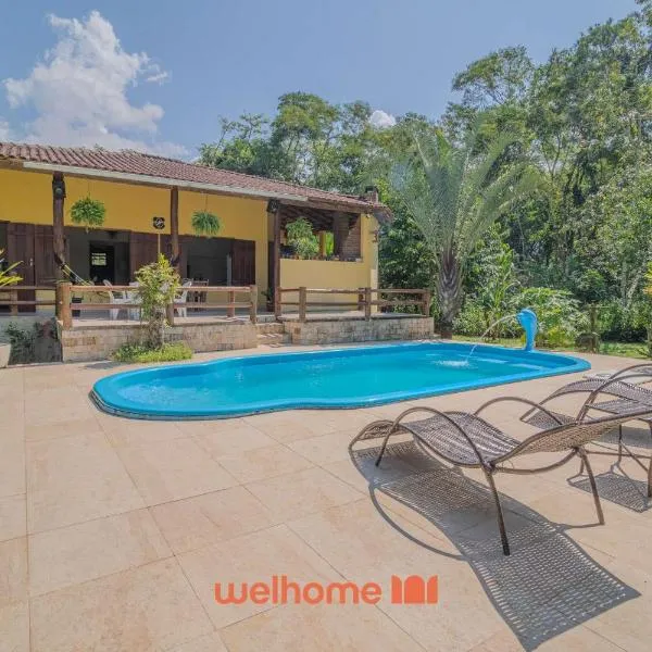 Seu refúgio com piscina, área verde e Churrasqueira