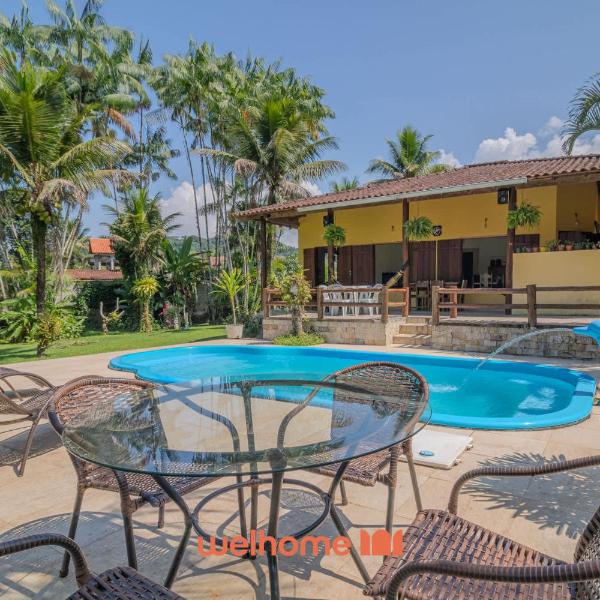 Seu refúgio com piscina, área verde e Churrasqueira