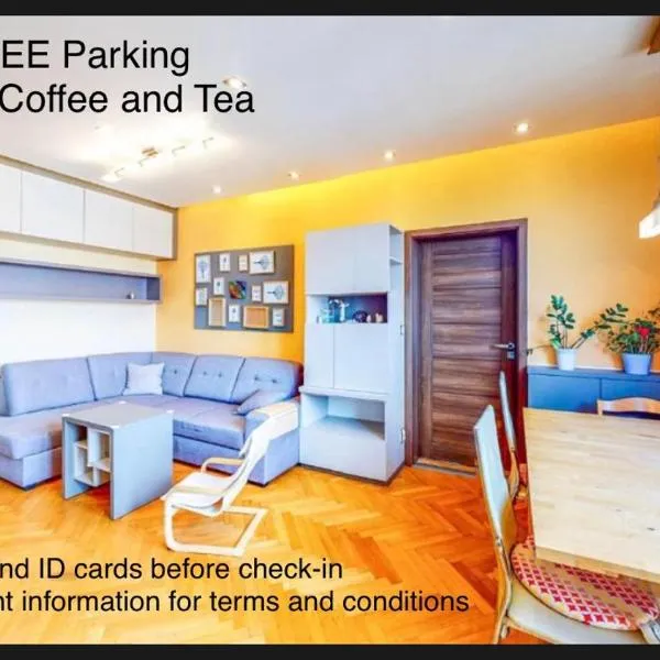 Nový apartmán v Ostravě u Mišky s akváriem a výhledem z balkonu na Beskydy, khách sạn ở Ostrava