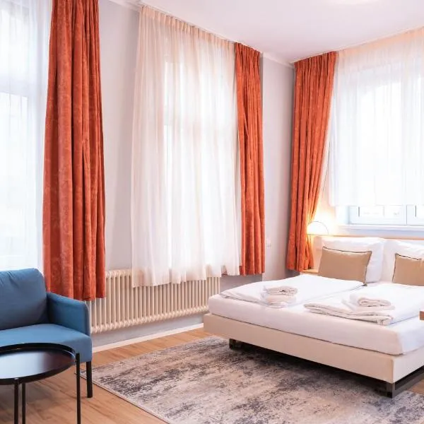 UNEA Aparthotel in Leipzig - Vollausgestattete Apartments: Leipzig'de bir otel