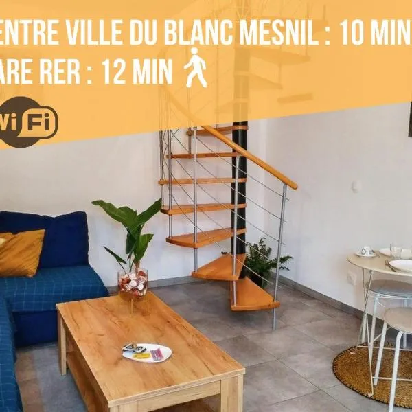 Sibiti, charmant 2 pièces à 20 minutes de Paris, hotel em Le Blanc-Mesnil
