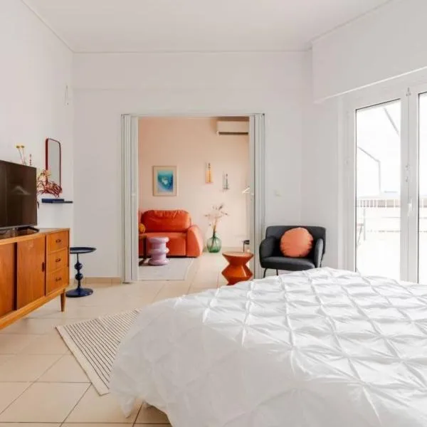 아테네에 위치한 호텔 Athens Gem-Acropolis View-Bright Spacious Flat