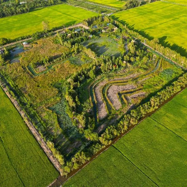 Việt Mekong Farmstay、Tràm Chimのホテル