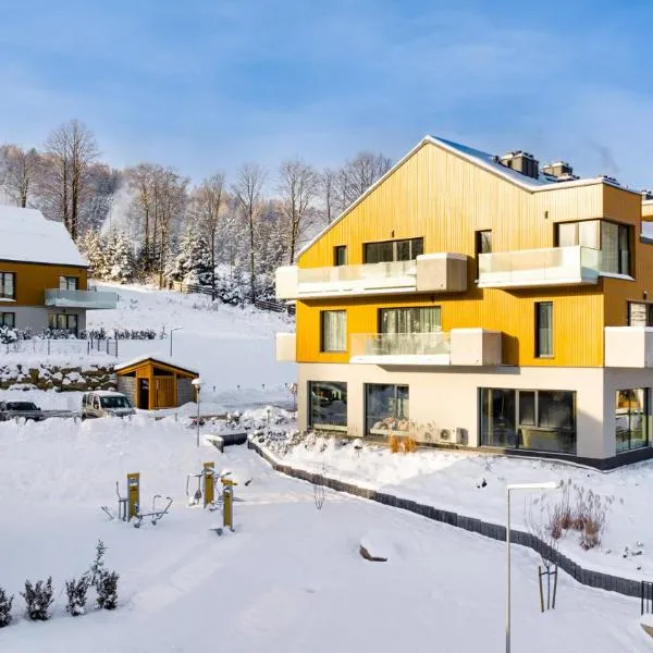 Wonder Home - Apartamenty Hillside tuż przy stoku, sklep, plac zabaw i zewnętrzna siłownia na terenie kompleksu, готель у Карпачі