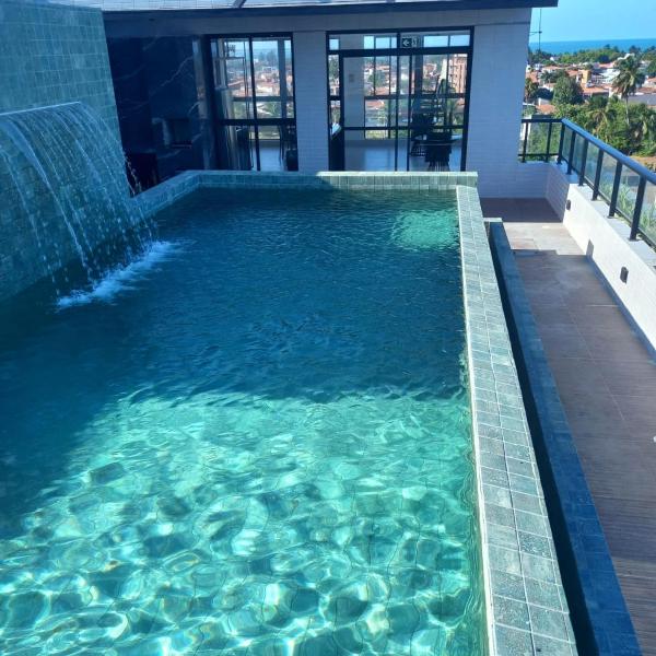 Apto completo em Cabedelo, proximo a João Pessoa com 2 quartos, cozinha completa e ar condicionado e varanda Gourmet - Foto 4