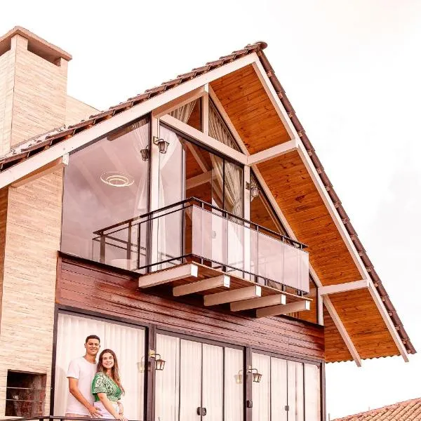 Chalé Cruzeiro do Sul, hidromassagem, 2 min Thermas Machadinho-RS#2, hotel in Machadinho