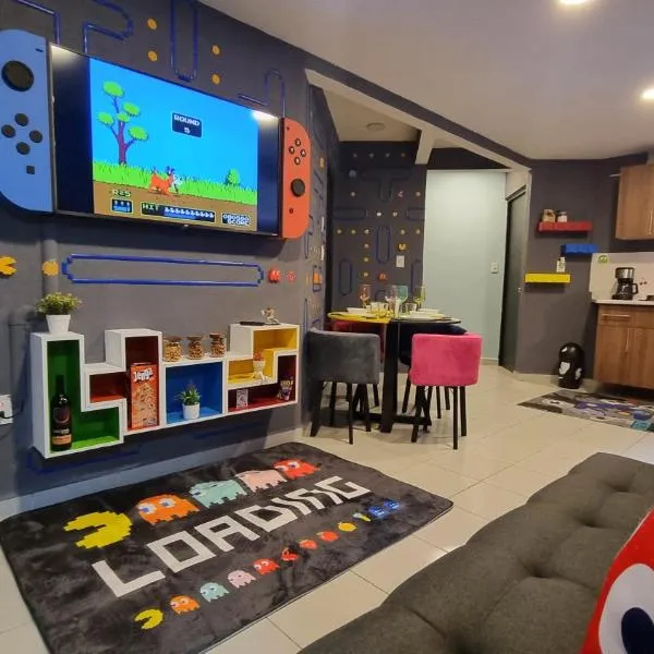 Departamento Zona Gamer Frente al Aeropuerto, hotel v destinaci Mexico City