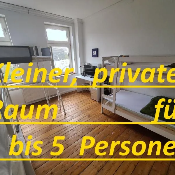 small private room for 1 to 5 people, hotel in Essen