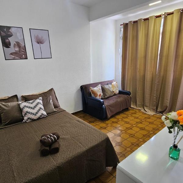 Flat para até 6 pessoas - Praia Gonzaguinha