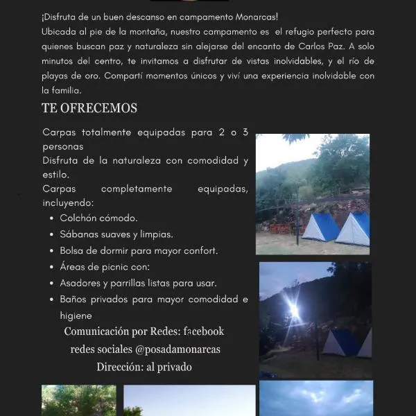 Campamento Monarcas, hotel in Villa Carlos Paz