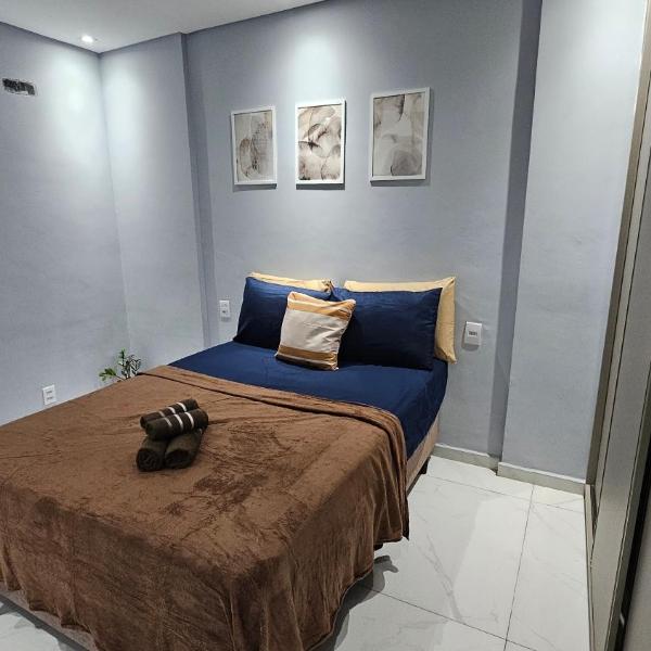 Apartamento Praia Aparecida para até 6 pessoas