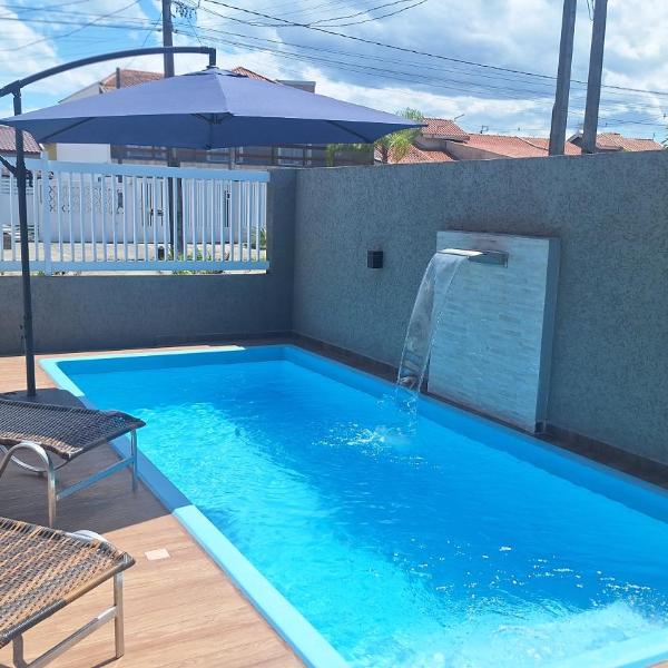 Mar Doce Lar Casa na praia de guaratuba com piscina e ar condicionado - Foto 2