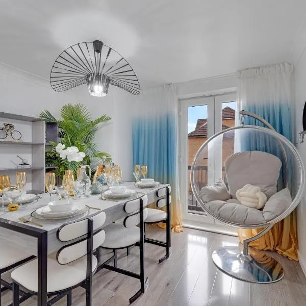 Velvet Escape, A Stylish 2-Bedroom London Getaway - Sleeps 6, hotel v destinaci Dagenham