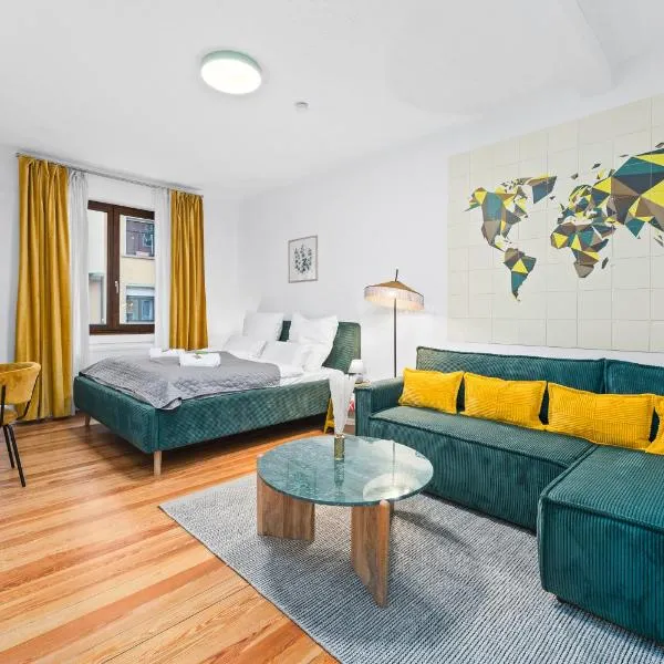 Lemon3 - CityNest mit Balkon & Workspace - Nähe Bahnhof, hotel a Karlsruhe