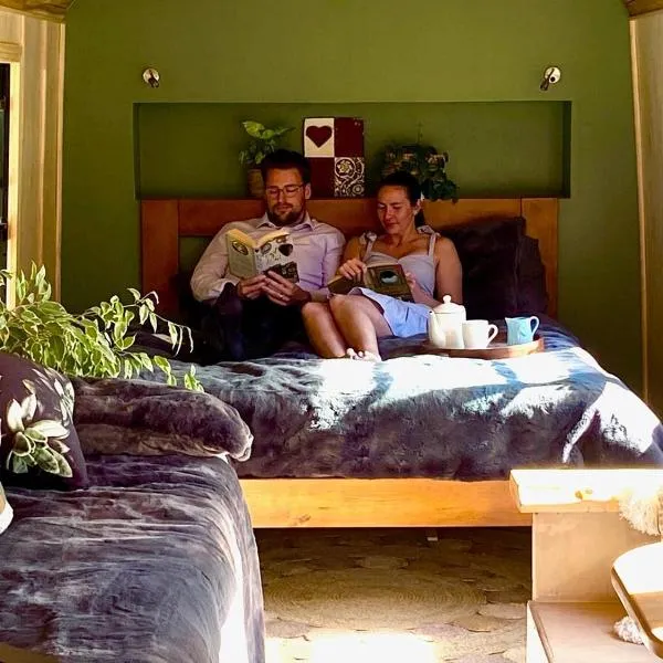 Fiery Peak Cosy Retreat with Stargazing & Hot Tub, hotell i Geraldine