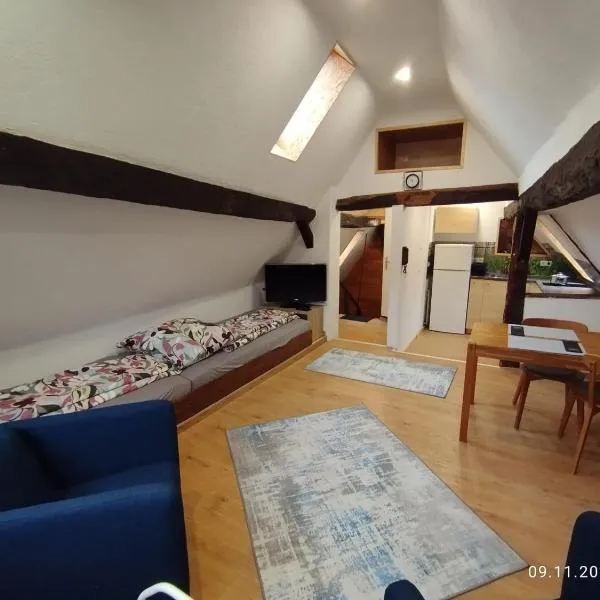 Dachgeschosswohnung in der Altstadt inklusive Parkplatz, hotel in Alsfeld