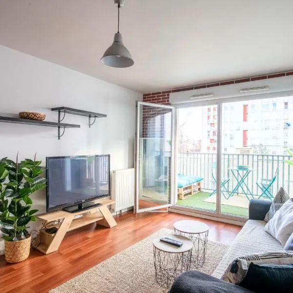 Appartement tout équipé proche Paris - Stade de France, hotel v destinácii Épinay-sur-Seine