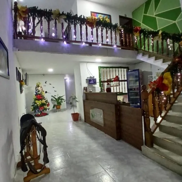 villa de las palmas、パルミラのホテル