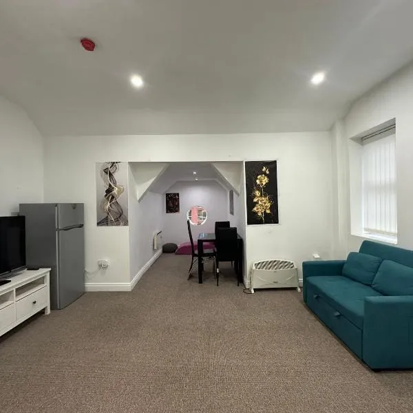 Stunning Birmingham City Center Apartment - Sleeps 4 - Free Parking, Netflix, Prime, Disney、バーミンガムのホテル