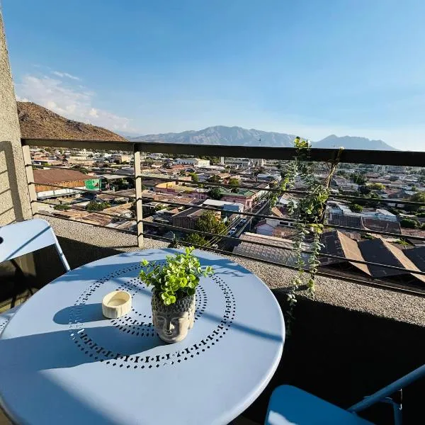 Amplio depto 2D2B con hermosa vista en Los Andes, hotel v destinaci Los Andes
