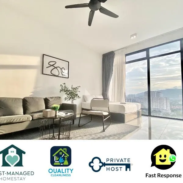 Beacon Executive Suites #Minimalist #SkyPool #Georgetown #6pax #2BR 2bath #3 Queen #Quality well maintained #Private host, hotel di Georgetown
