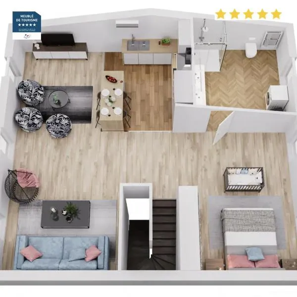 Le Loft - Classé 5 ÉTOILES, hotel v destinaci Mussidan