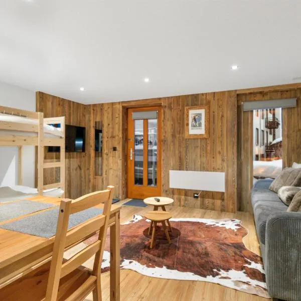 Studio élégant au cœur des Alpes, hotel Saas-Feeben