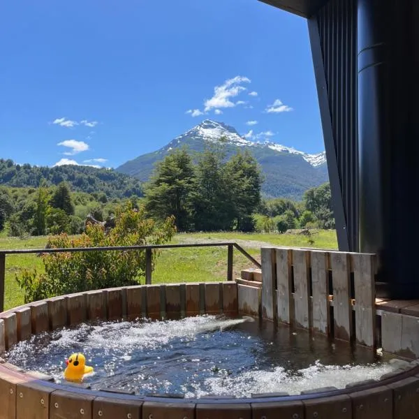 Aysén Lodge - Cabaña con Tinaja, hotel v destinaci Puerto Dunn