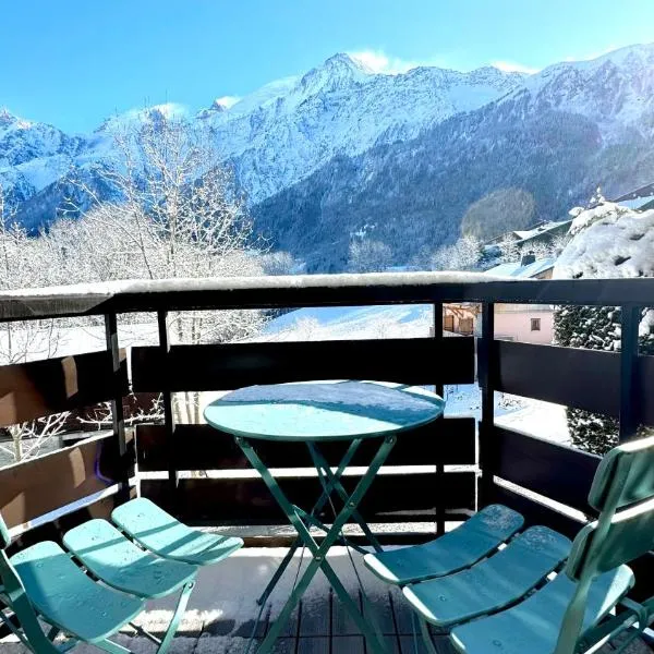 Apartement vue Monblanc incroyable ski inout Prarion5, hotel v destinácii Les Houches