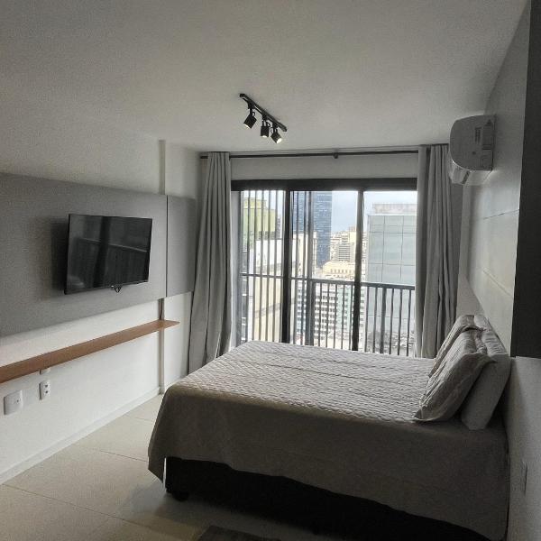 STUDIO CHARMOSO COM VARANDA E VISTA - SkyLux 2710 - Foto 2