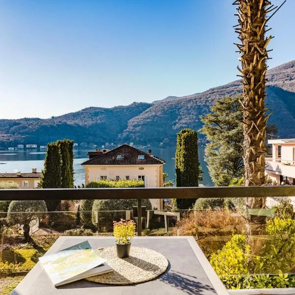 Morcote Limone Suite mit traumhafter Seesicht, hotel v destinaci Morcote