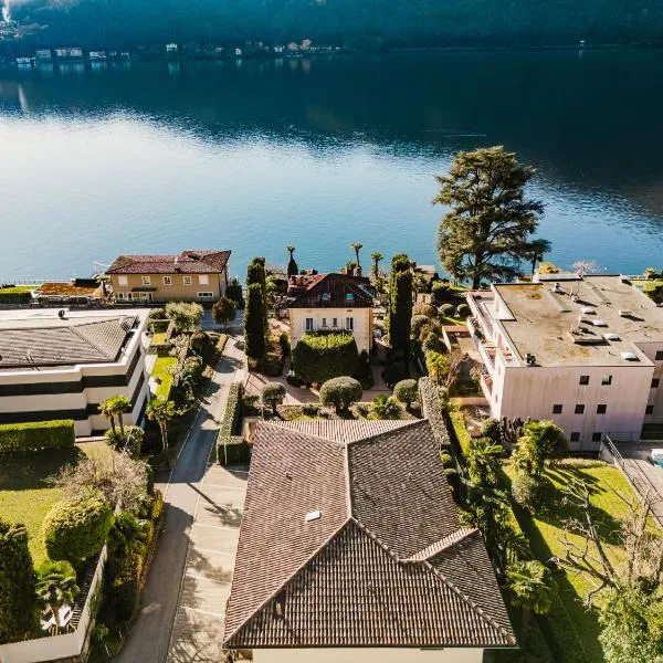 Morcote Limone Suite mit traumhafter Seesicht, hotel v destinaci Morcote