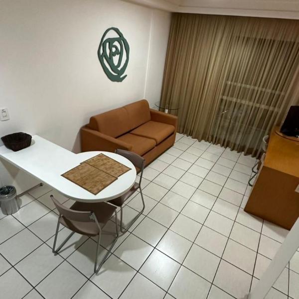 Praia do Canto Apart Hotel - Quarto sala e varanda - Foto 5