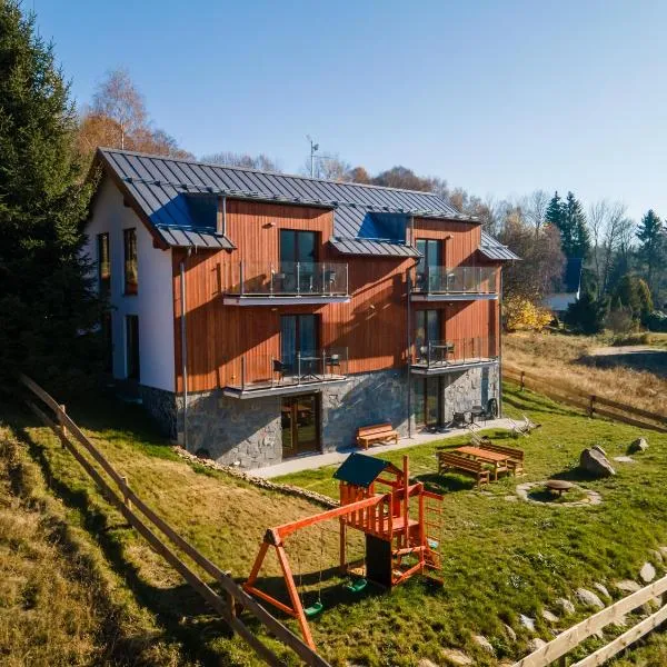 Chata Smrčka, hotel a Železná Ruda