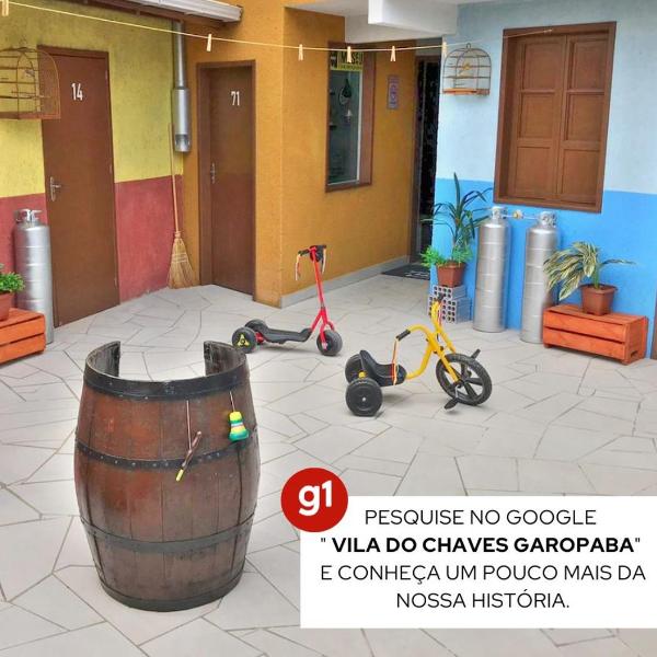 Vila do Chaves - Nossa hospedagem foi matéria no G1