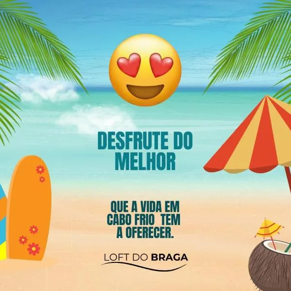 Apartamentos Novos, Estilosos e Maravilhoso em Cabo Frio no Braga