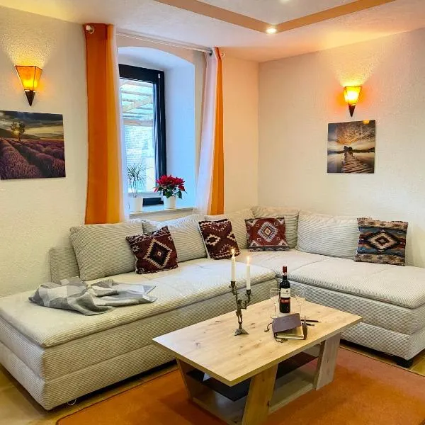 Ferienwohnung auf dem Gutshof Renz, hotel v destinaci Weißenfels