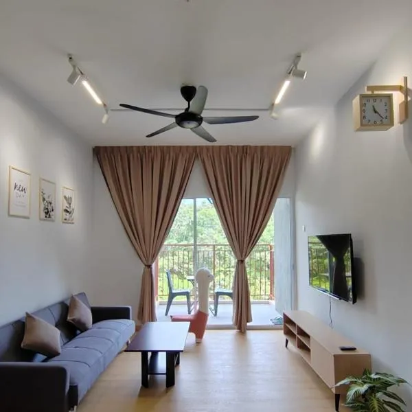 MujiStyle Brinchang Emerald Apartment Cameron 8guests 3bedrooms3bathroom, hotel in Brinchang