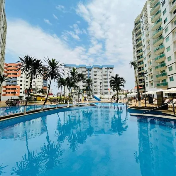 Piazza DiRoma - Acesso gratuito ao Acqua Park e Splash, hotel in Caldas Novas