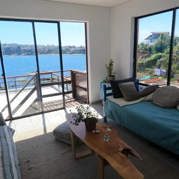 Apartamento con Vista al Mar, hotel in Quintero