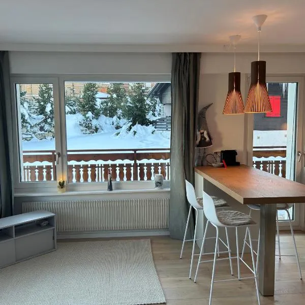 New studio in Crans center，位于克莱恩 蒙塔纳的酒店