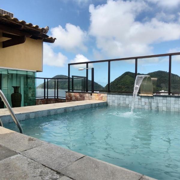 Cobertura Luxuosa, pe na areia - Exclusividade na Praia do Tombo, Guarujá, a Mais Premiada com Bandeira Azul no Brasil - Foto 3