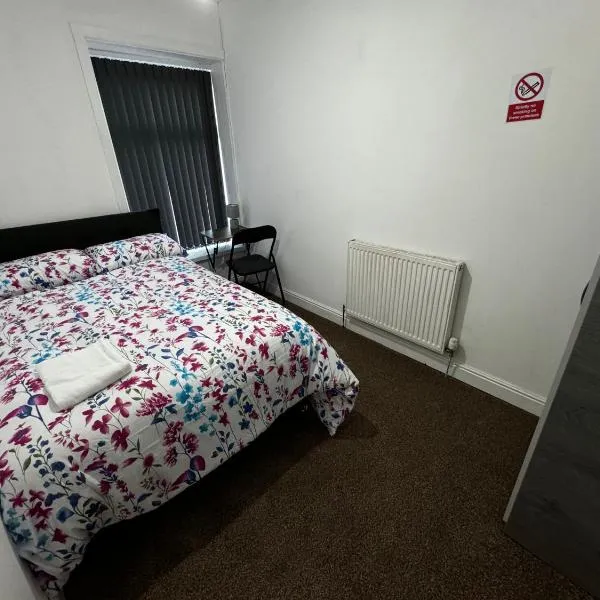 Double bed BW2 Accrington Burnley, hotel v destinaci Accrington