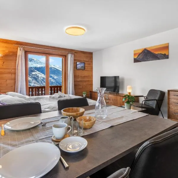 Appartement ski aux pieds - domaine des 4 Vallées, hotel in Hérémence