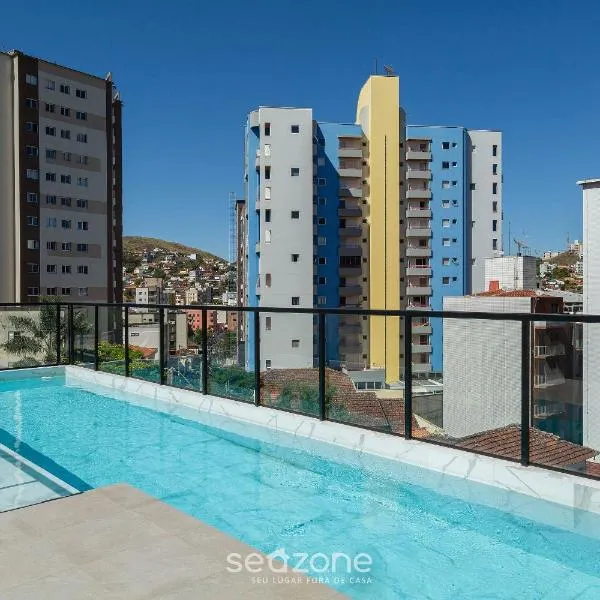 Studio c/ piscina em Poços de Caldas PGO412, hótel í Poços de Caldas