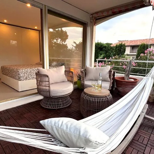 JARDIN TERRASSE EDEN SAINT TROPEZ - Parking Pool AC 4P, hotel v Saint-Tropez