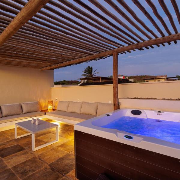 Deluxe Villa Luz Do Mar, rooftop Jacuzzi, vista mar - Foto 4