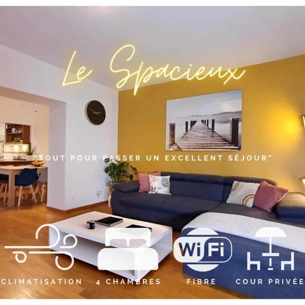 Le Spacieux - centre-ville - 4 chambres - 8 pers, hotel en Sarreguemines